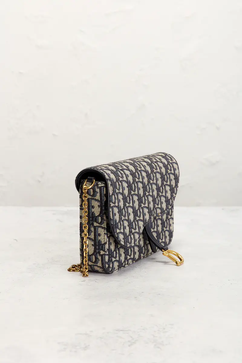Dior Dior Oblique Saddle Wallet On Chain | Thumbnail 4 Dior Dior Oblique Saddle Wallet On Chain | Thumbnail 4
