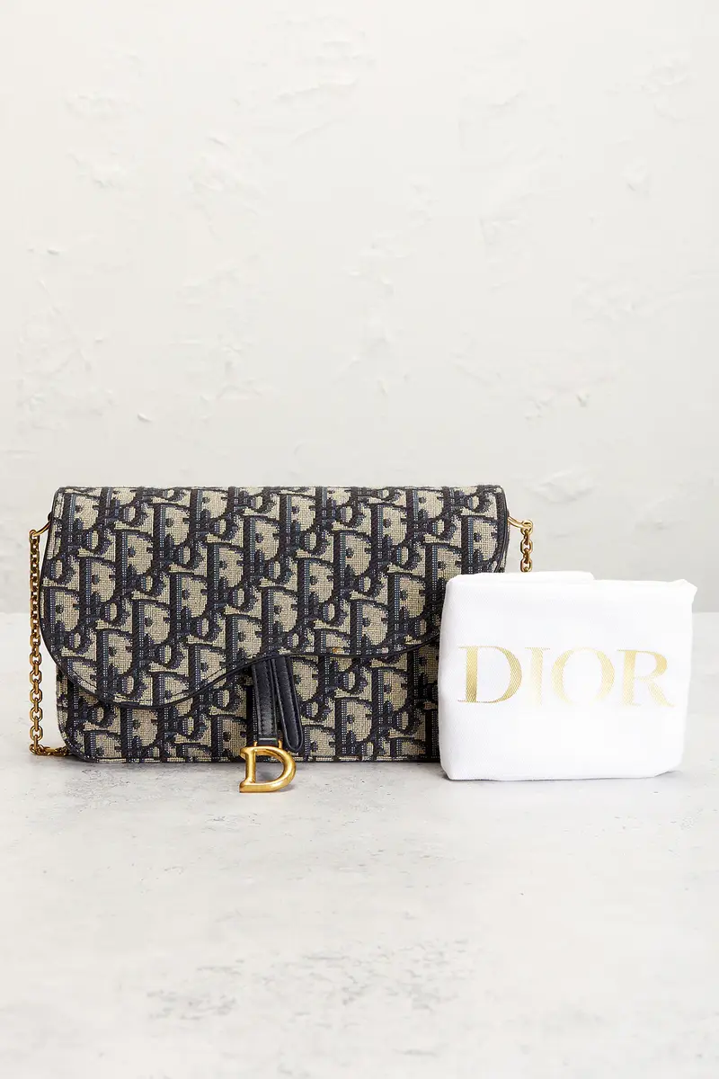 Dior Dior Oblique Saddle Wallet On Chain | Thumbnail 8 Dior Dior Oblique Saddle Wallet On Chain | Thumbnail 8