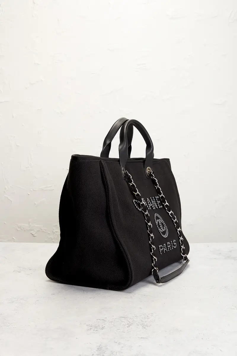 Chanel Chanel Medium Deauville Tote Bag | Thumbnail 4 Chanel Chanel Medium Deauville Tote Bag | Thumbnail 4