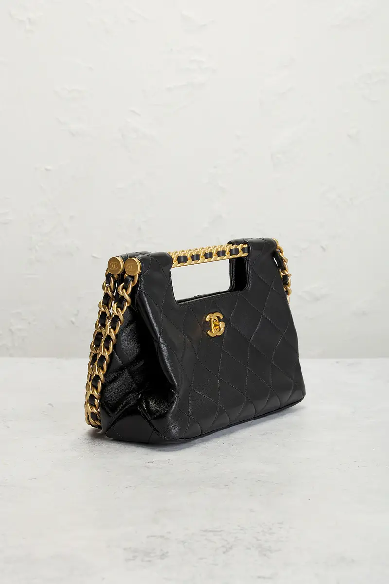 Chanel Chanel Lambskin Small Shopping Bag | Thumbnail 4