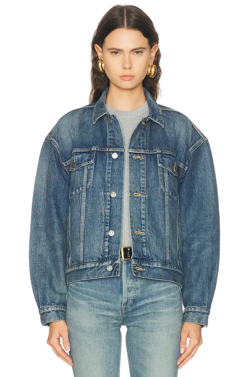 Saint Laurent Denim 70's Trucker Jacket | Thumbnail 2