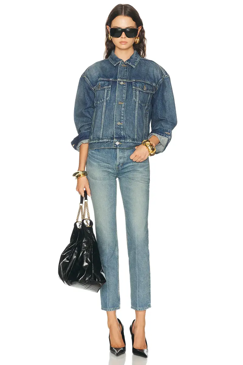 Saint Laurent Denim 70's Trucker Jacket | Thumbnail 5