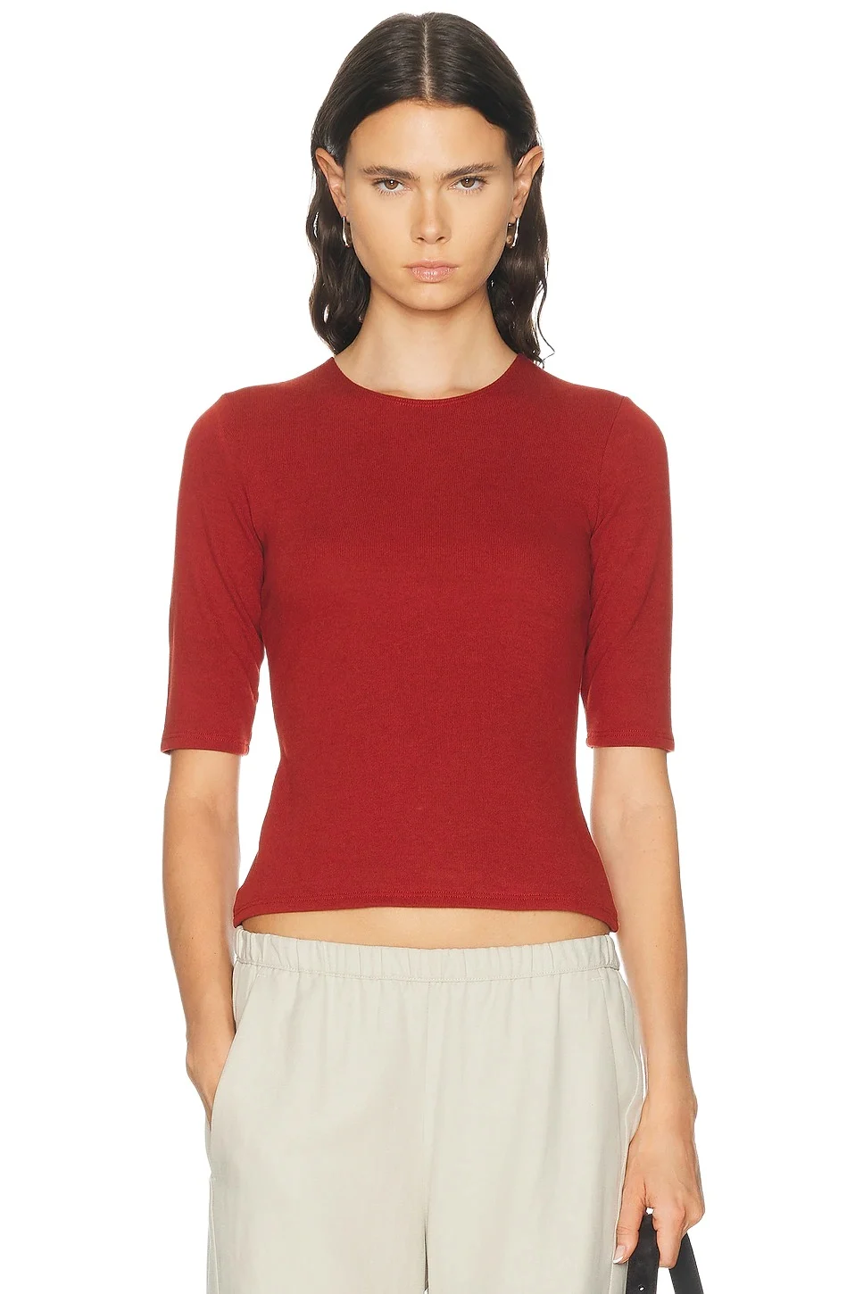 LESET Lauren Mid Sleeve Tee