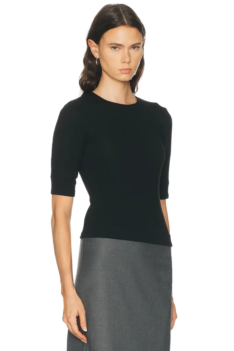 LESET Lauren Mid Sleeve Tee | Thumbnail 2