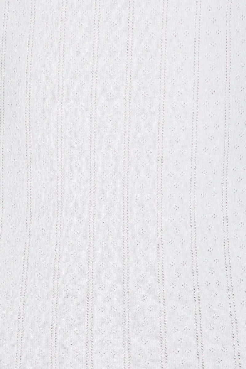 LESET Pointelle Long Sleeve Bateau Top | Thumbnail 5 LESET Pointelle Long Sleeve Bateau Top | Thumbnail 5