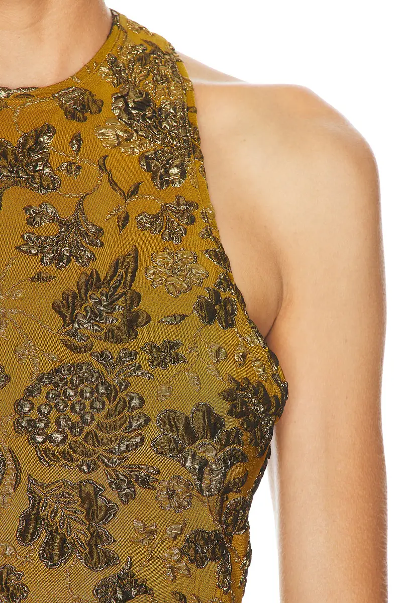Saint Laurent Embroidered Mini Dress | Thumbnail 4 Saint Laurent Embroidered Mini Dress | Thumbnail 4