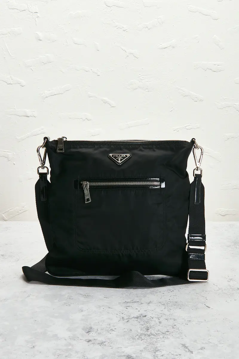 Prada Prada Tessuto Flat Messenger Bag | Thumbnail 2 Prada Prada Tessuto Flat Messenger Bag | Thumbnail 2