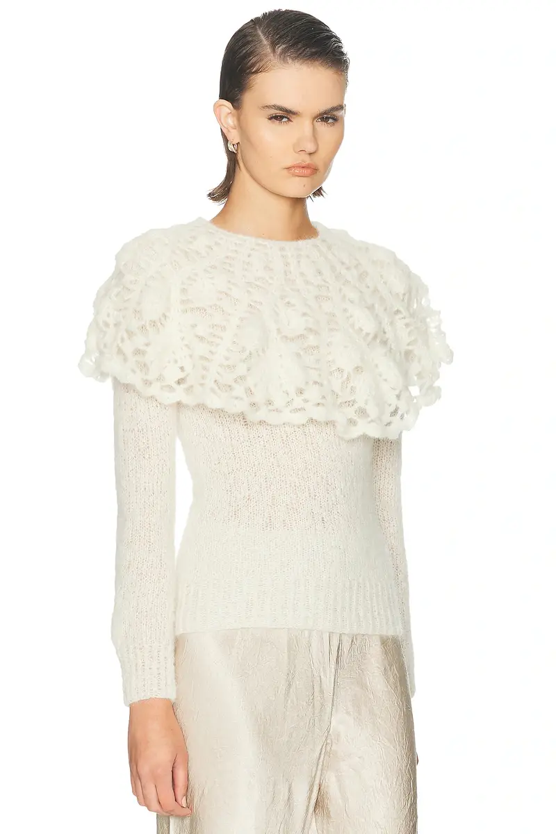 Karen Arcanjo Crochet Flour Sweater | Thumbnail 2