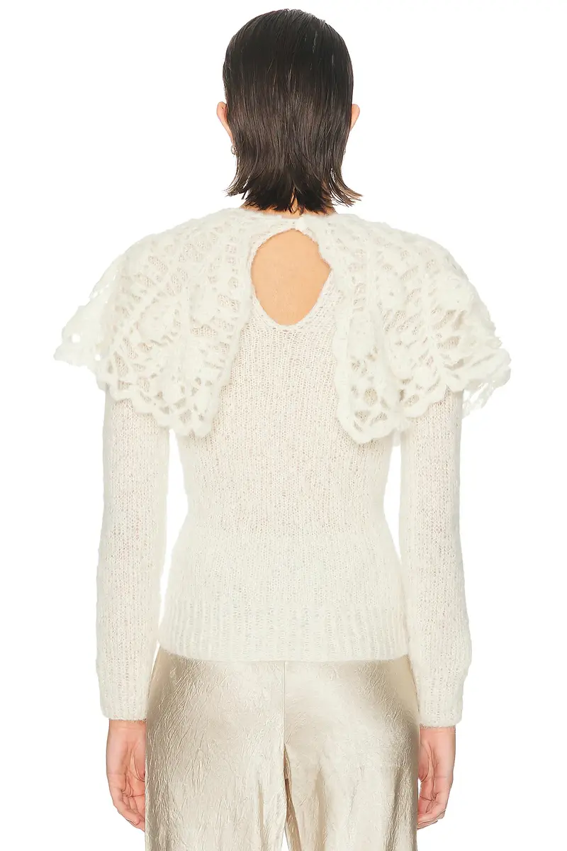 Karen Arcanjo Crochet Flour Sweater | Thumbnail 3