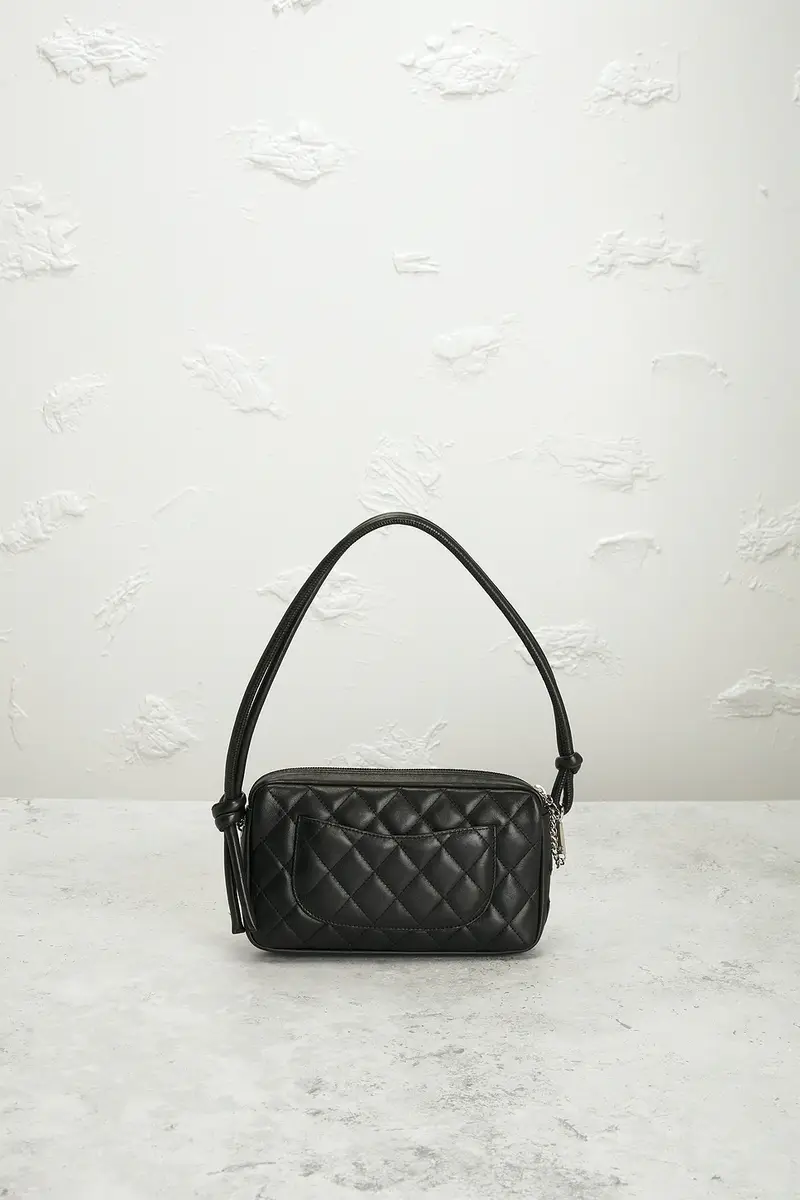 Chanel Chanel Calfskin Cambon Ligne Pochette Shoulder Bag | Thumbnail 3