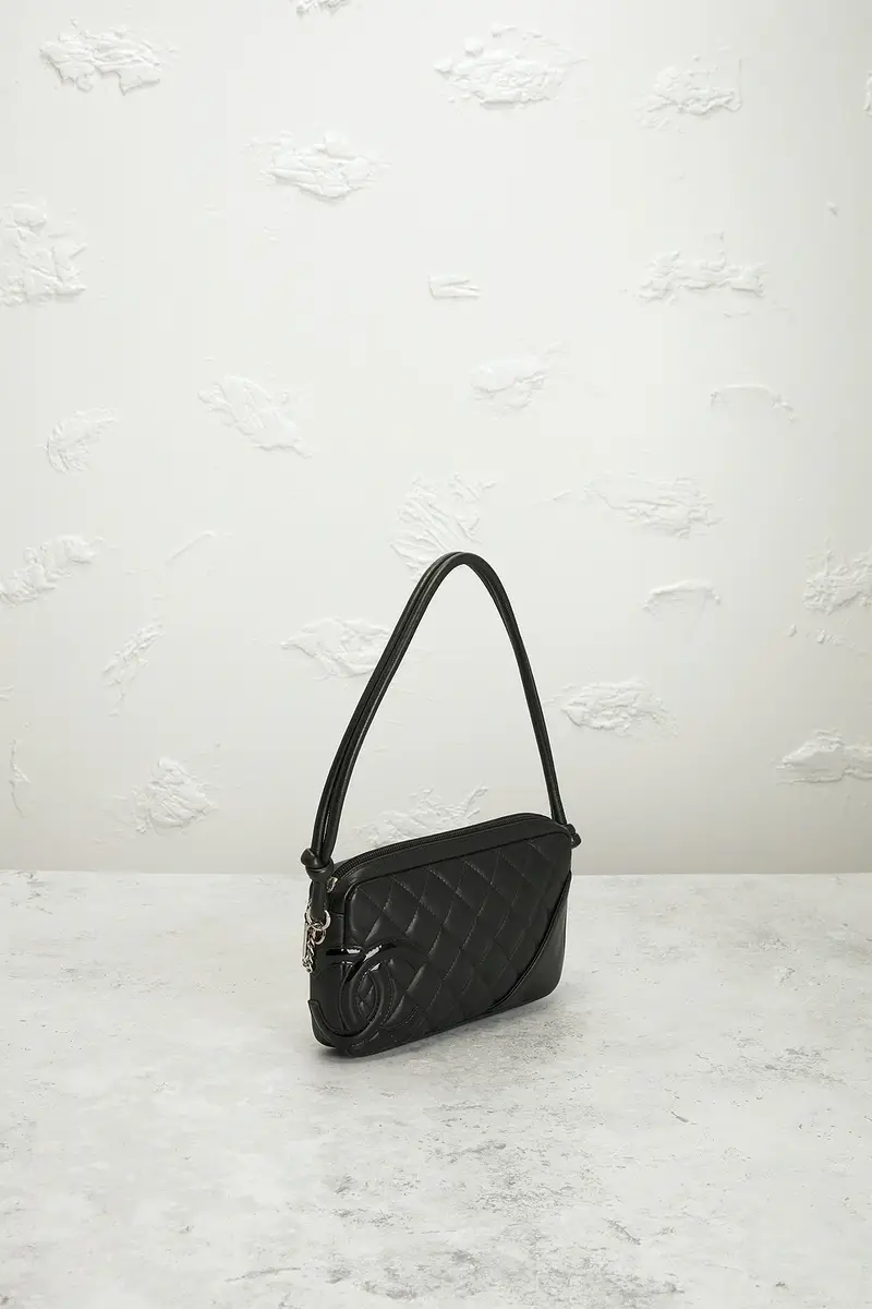 Chanel Chanel Calfskin Cambon Ligne Pochette Shoulder Bag | Thumbnail 4