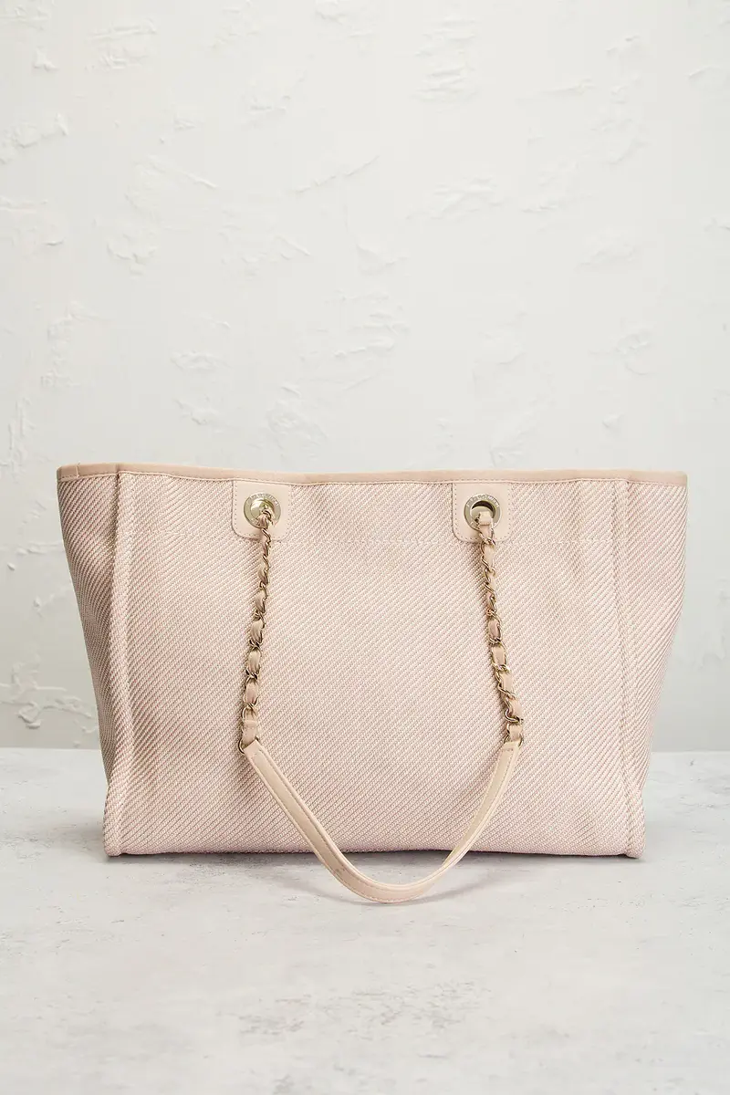 Chanel Chanel Small Deauville Tote Bag | Thumbnail 3 Chanel Chanel Small Deauville Tote Bag | Thumbnail 3