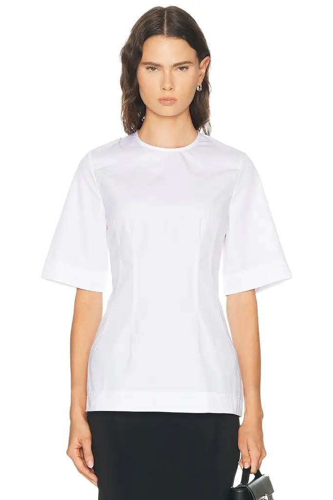 TOTEME Sculptural Cotton Tee