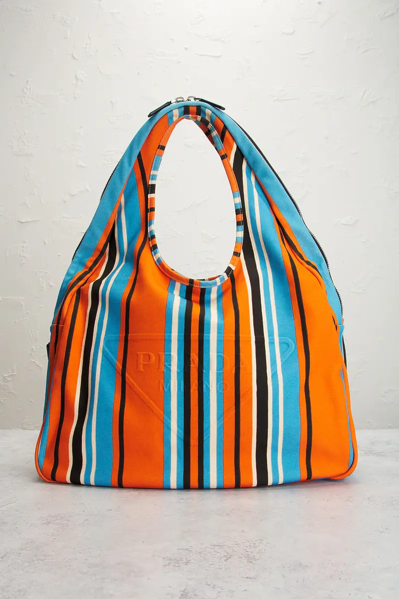 Prada Prada Canapa Baiadera Hobo Bag | Thumbnail 2 Prada Prada Canapa Baiadera Hobo Bag | Thumbnail 2