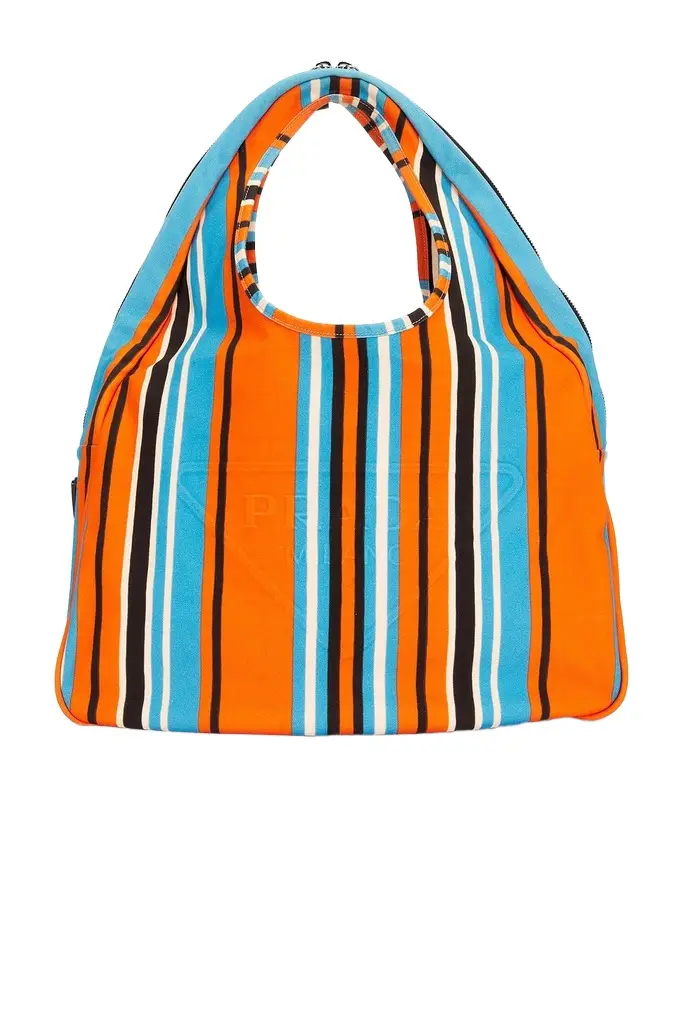 Prada Canapa Baiadera Hobo Bag