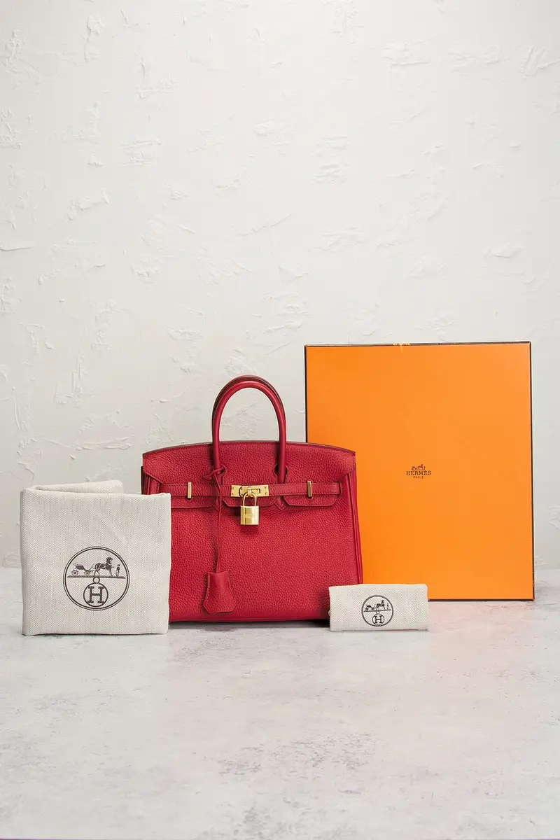 HERMÈS Hermes Togo Birkin 25 Handbag | Thumbnail 7 HERMÈS Hermes Togo Birkin 25 Handbag | Thumbnail 7