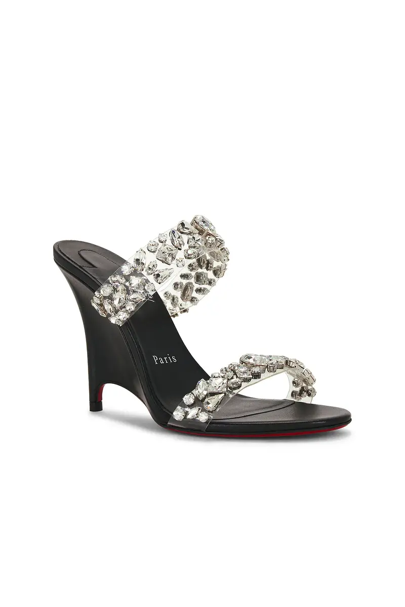 Christian Louboutin Solo Zee Jewel 100 Wedge Sandal | Thumbnail 2 Christian Louboutin Solo Zee Jewel 100 Wedge Sandal | Thumbnail 2