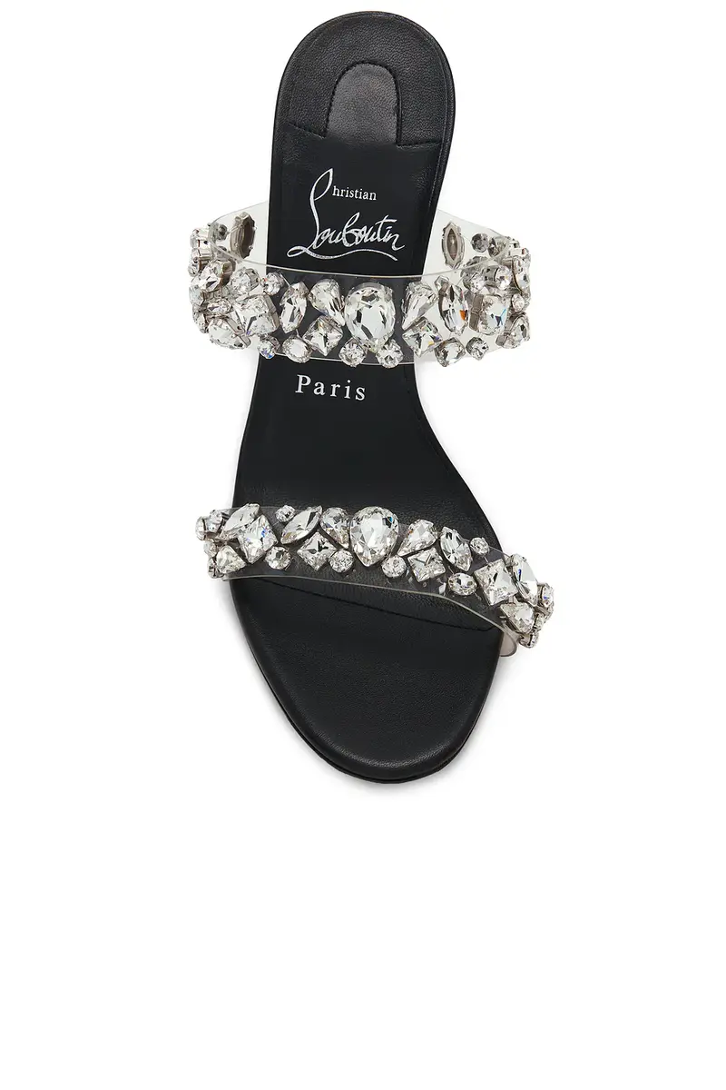 Christian Louboutin Solo Zee Jewel 100 Wedge Sandal | Thumbnail 4 Christian Louboutin Solo Zee Jewel 100 Wedge Sandal | Thumbnail 4
