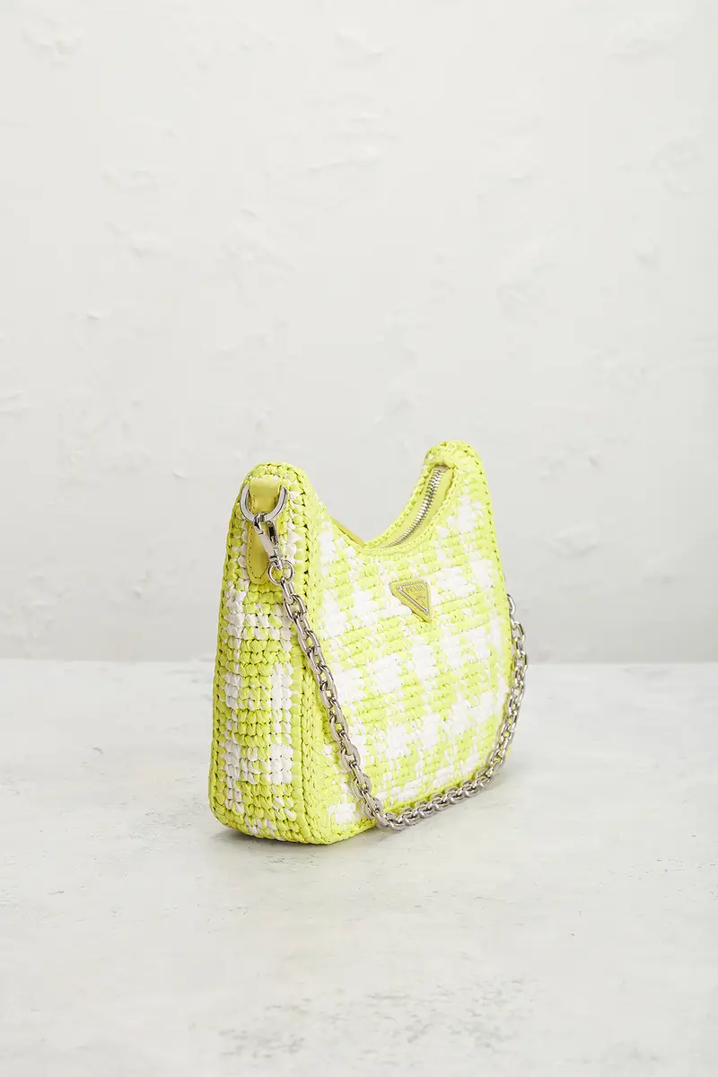 Prada Prada Raffia Crochet Re-Edition 2005 Shoulder Bag | Thumbnail 4 Prada Prada Raffia Crochet Re-Edition 2005 Shoulder Bag | Thumbnail 4