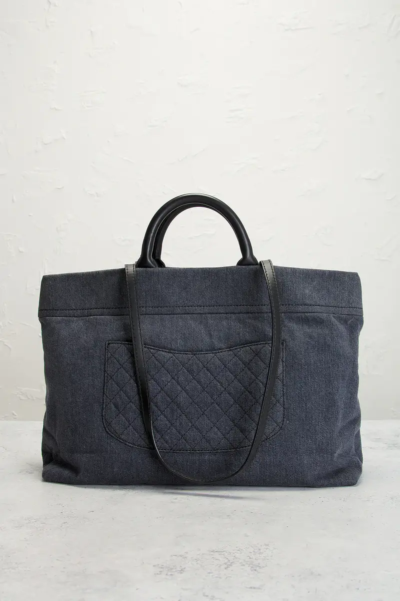 Chanel Chanel Denim Tote Bag | Thumbnail 3
