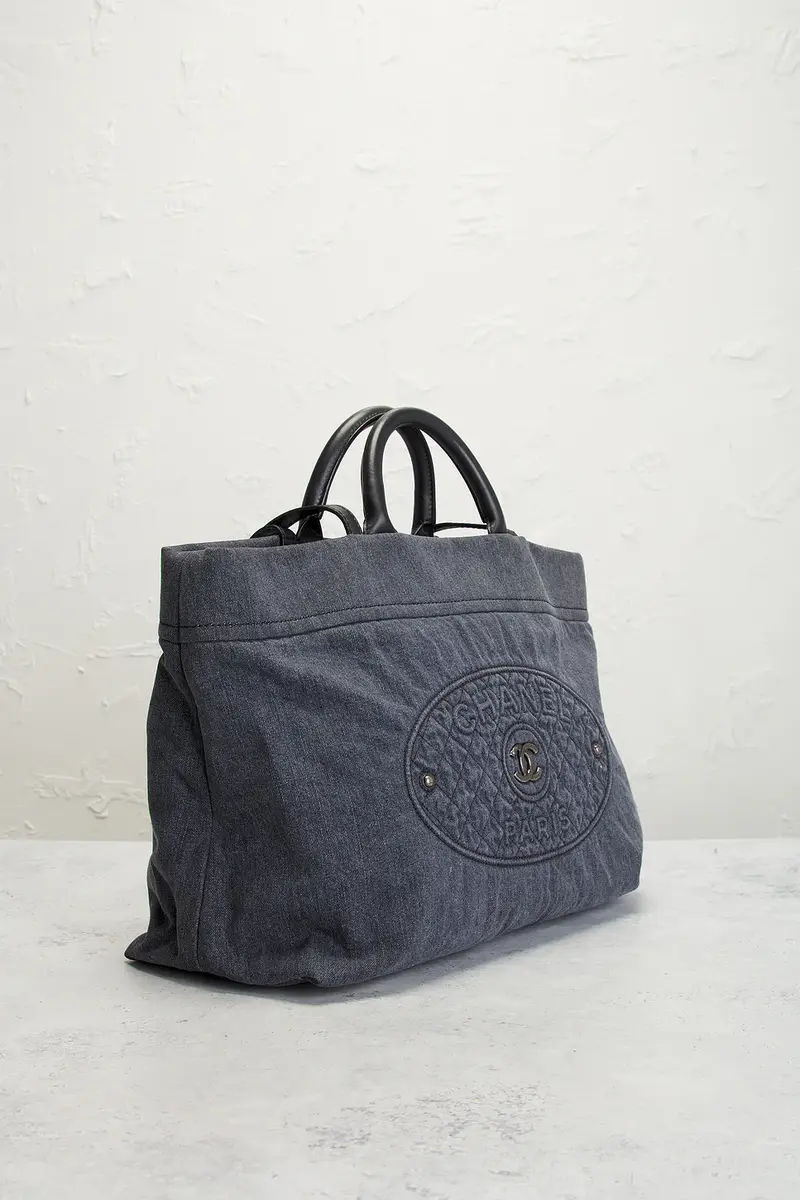 Chanel Chanel Denim Tote Bag | Thumbnail 4
