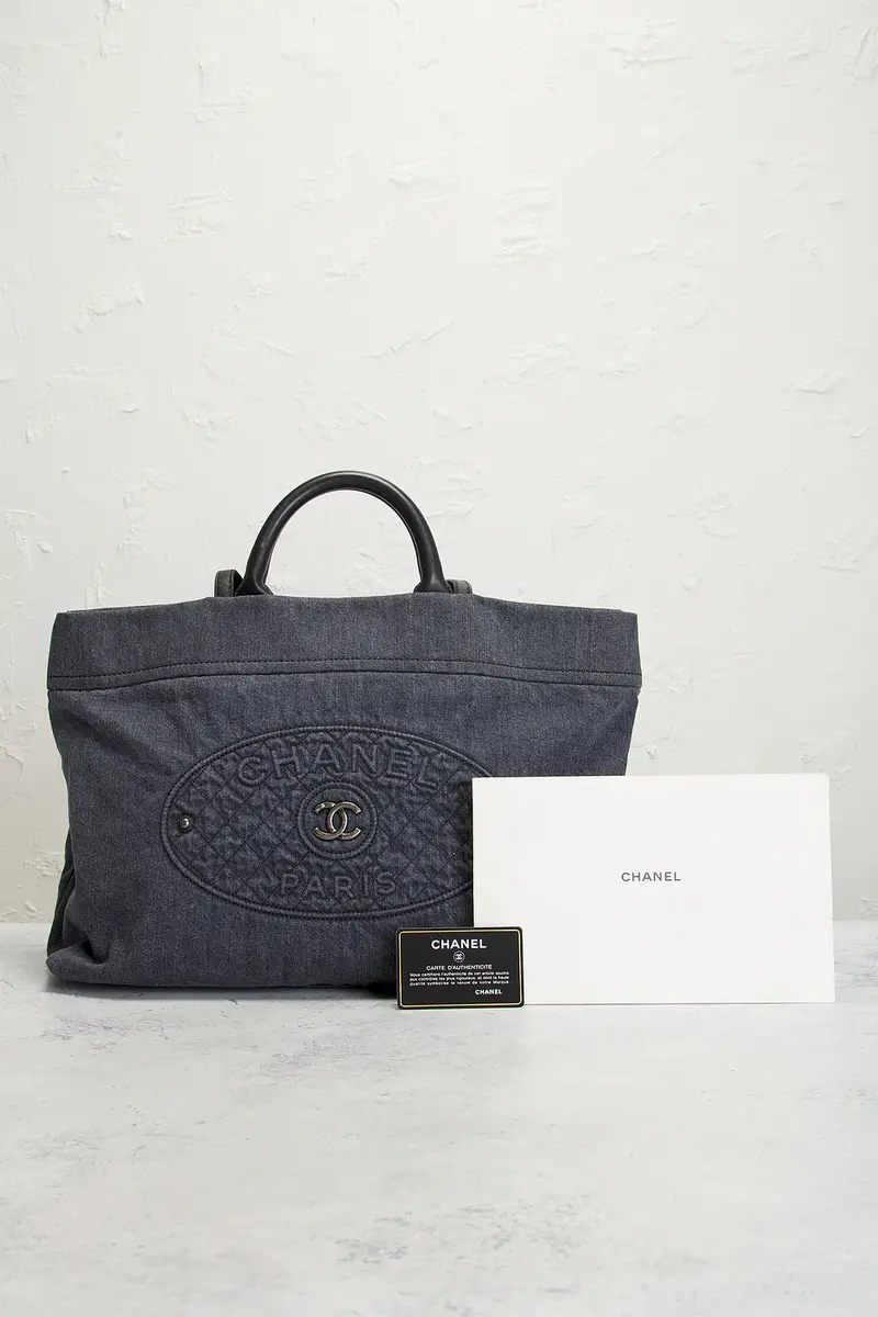Chanel Chanel Denim Tote Bag | Thumbnail 10