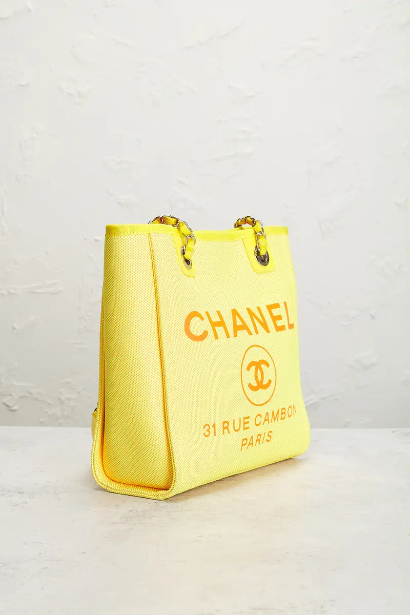 Chanel Chanel Mini Deauville Tote Bag | Thumbnail 4 Chanel Chanel Mini Deauville Tote Bag | Thumbnail 4
