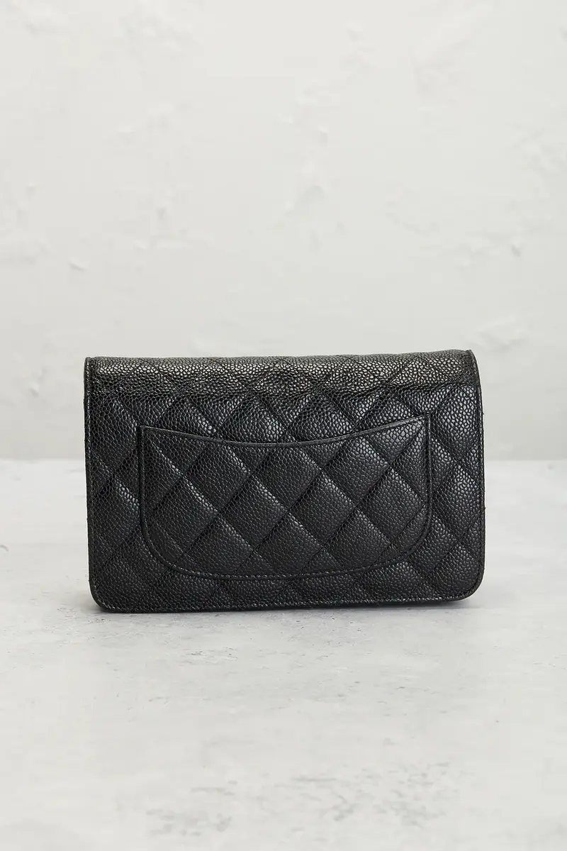 Chanel Chanel Caviar Classic Wallet On Chain | Thumbnail 3