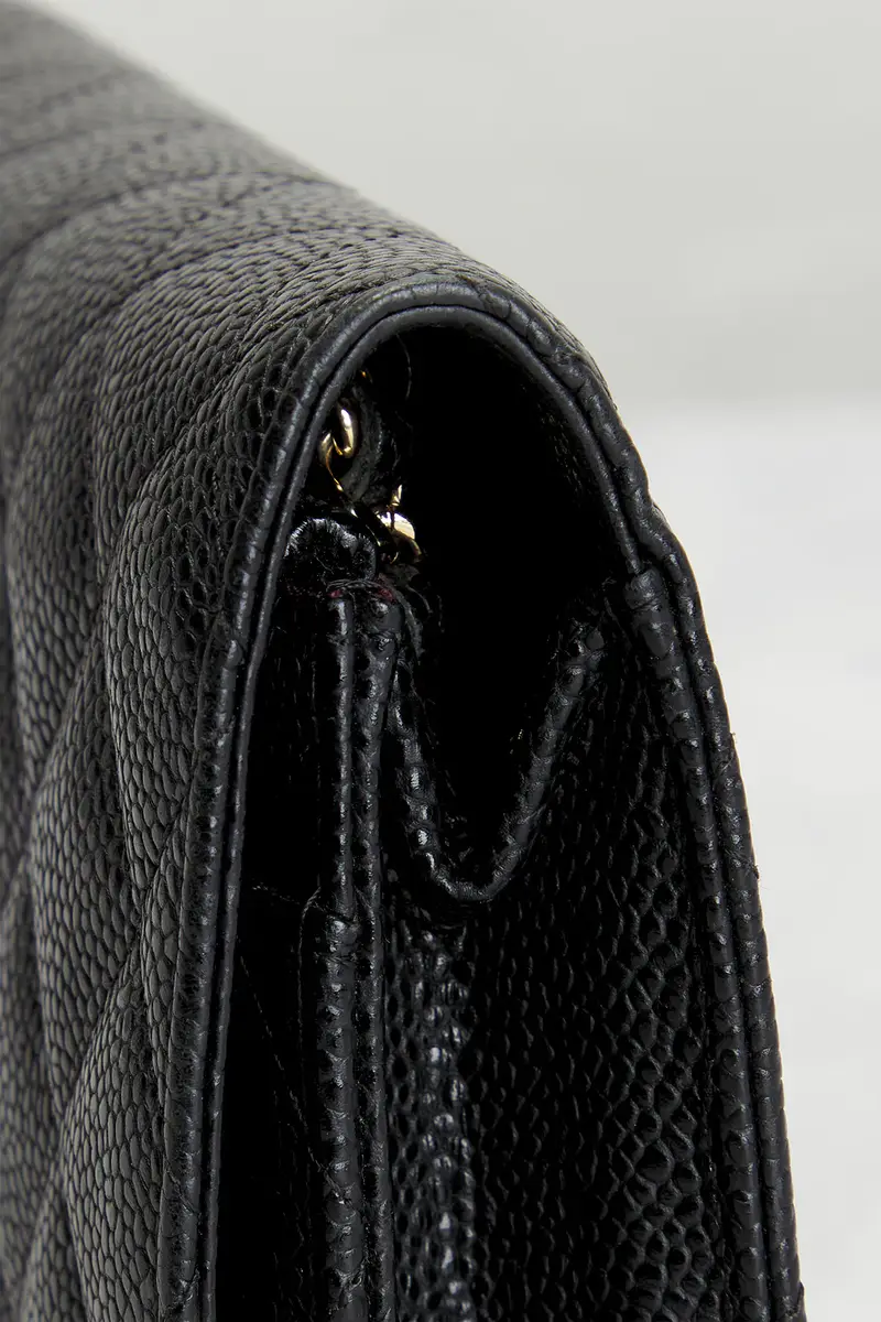 Chanel Chanel Caviar Classic Wallet On Chain | Thumbnail 8
