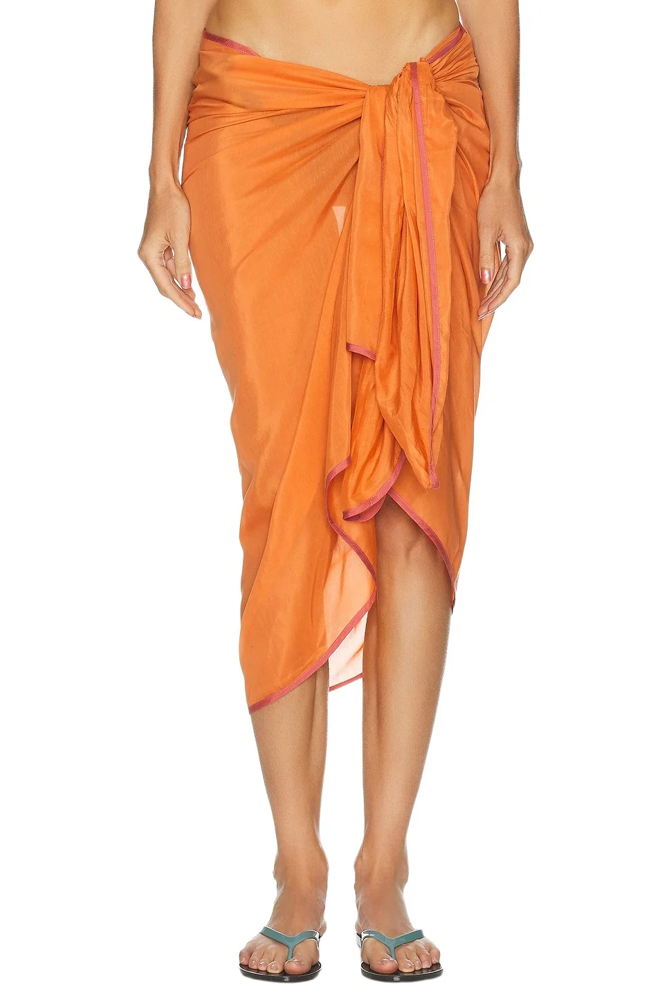 DONNI. The Silk Cotton Sheer Pareo