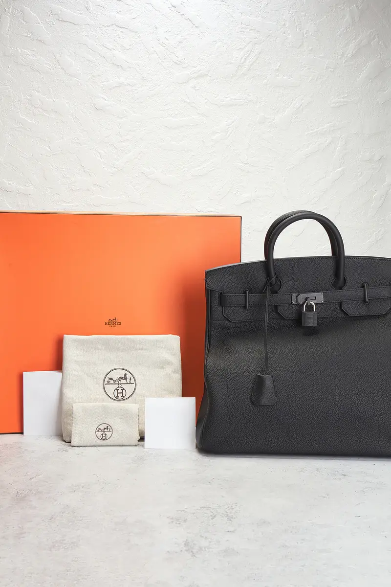 HERMÈS Hermes Togo Haut A Courroies Birkin 40 Handbag | Thumbnail 8 HERMÈS Hermes Togo Haut A Courroies Birkin 40 Handbag | Thumbnail 8