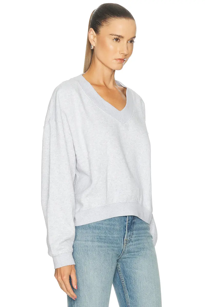 American Vintage Baptown V-Neck Sweatshirt | Thumbnail 2 American Vintage Baptown V-Neck Sweatshirt | Thumbnail 2