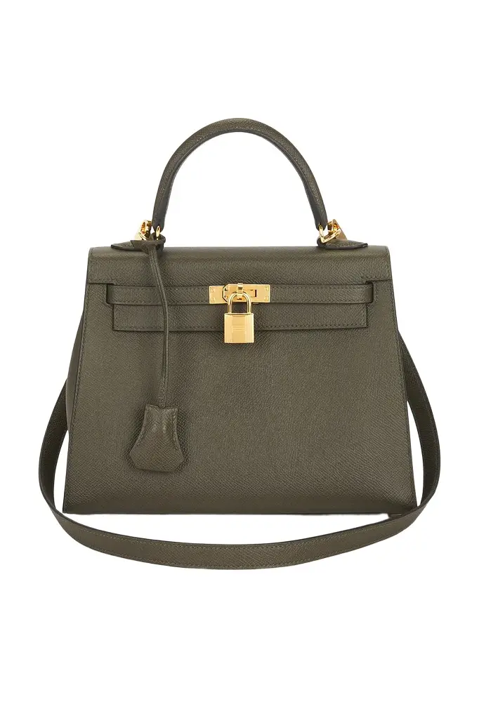 HERMÈS Hermes Epsom Kelly 25 Handbag