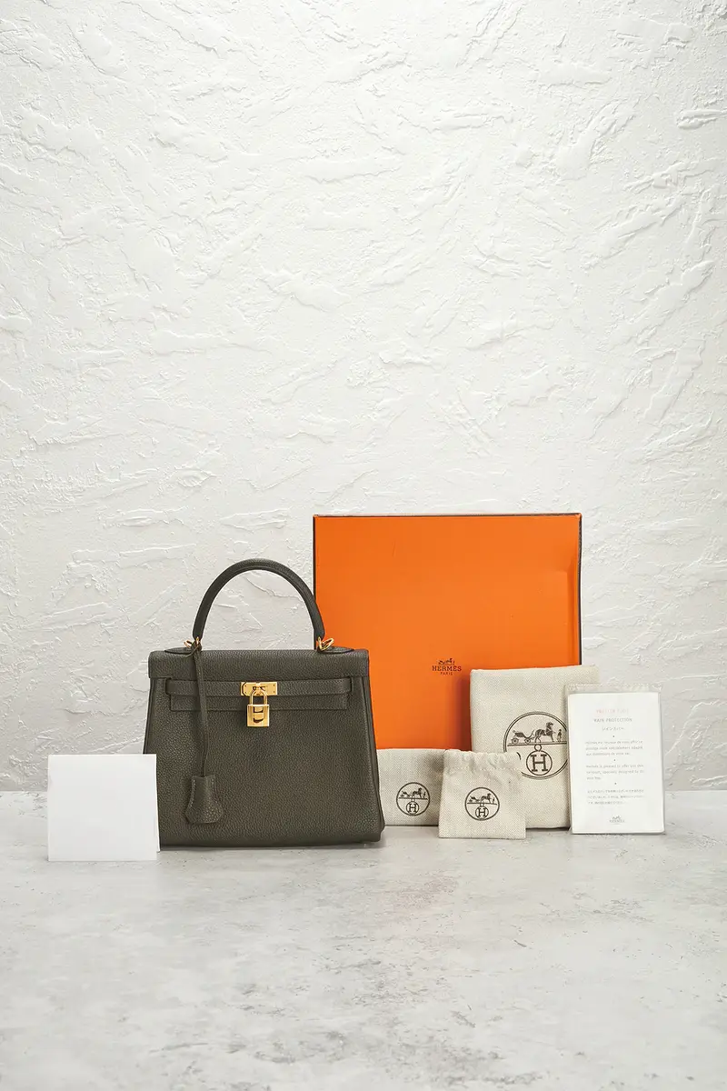 HERMÈS Hermes Togo Kelly 25 Handbag | Thumbnail 9