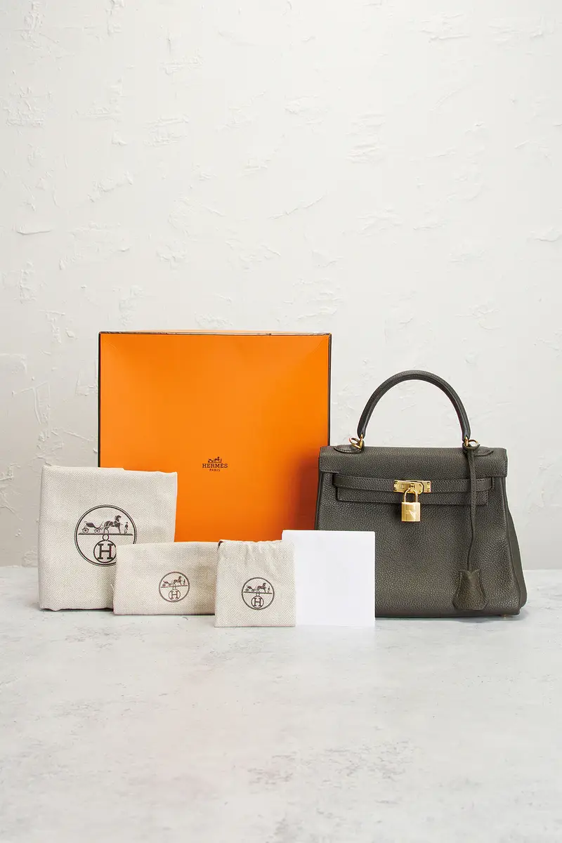 HERMÈS Hermes Togo Kelly 25 Handbag | Thumbnail 9