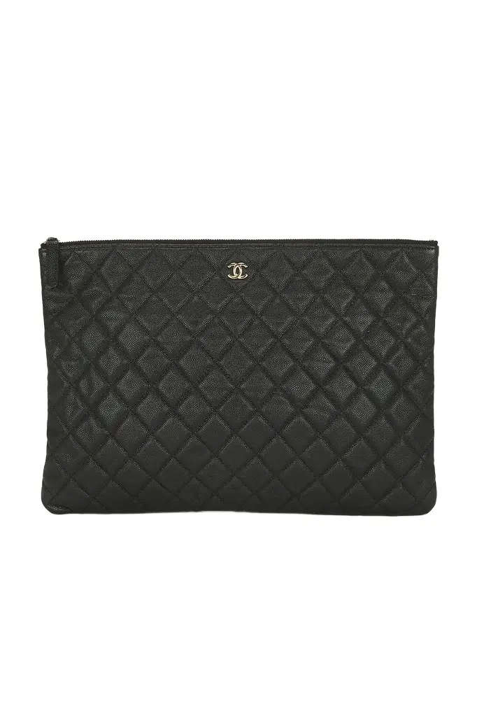 Chanel Calfskin O Case Clutch Chanel Calfskin O Case Clutch