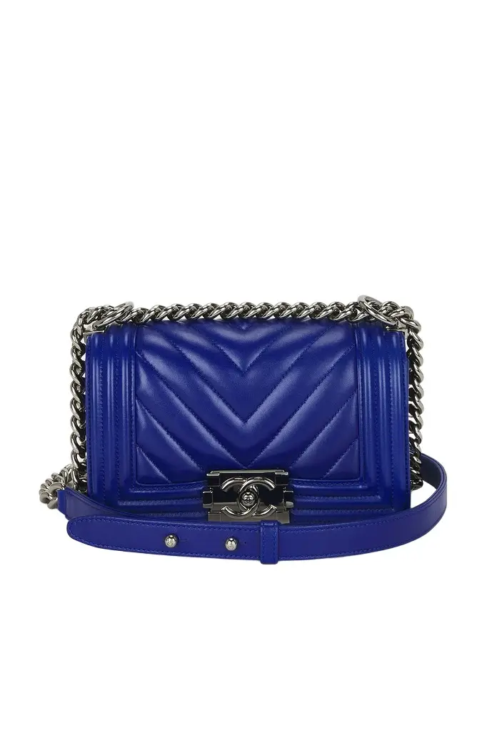 Chanel Calfskin Small Boy Bag