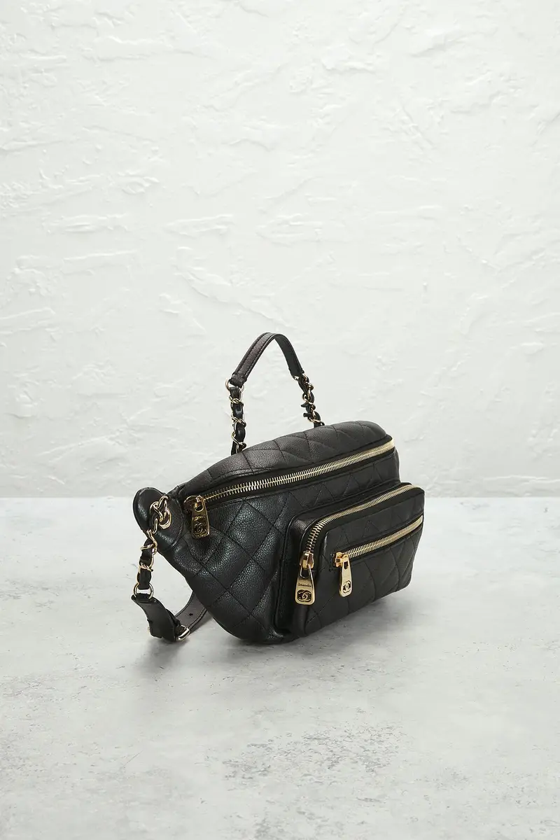 Chanel Chanel Iridescent Calfskin All About Waist Belt Waist Bag | Thumbnail 4