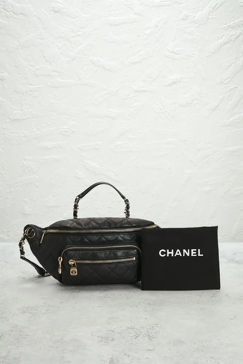 Chanel Chanel Iridescent Calfskin All About Waist Belt Waist Bag | Thumbnail 9