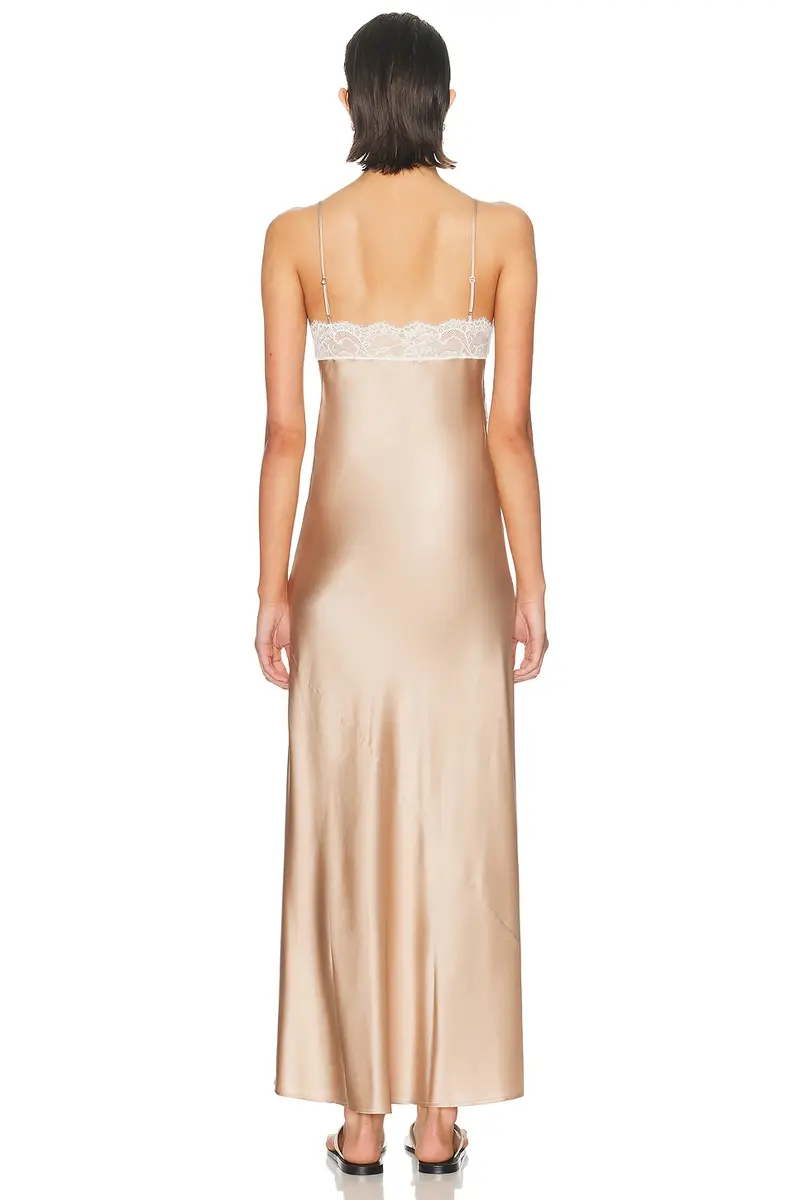Sprwmn Emma Silk Maxi Dress | Thumbnail 3 Sprwmn Emma Silk Maxi Dress | Thumbnail 3