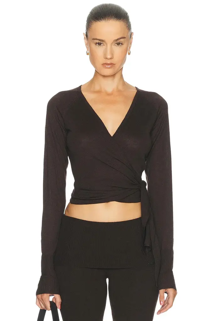 Skims Essential Sweaters Wrap Sweater