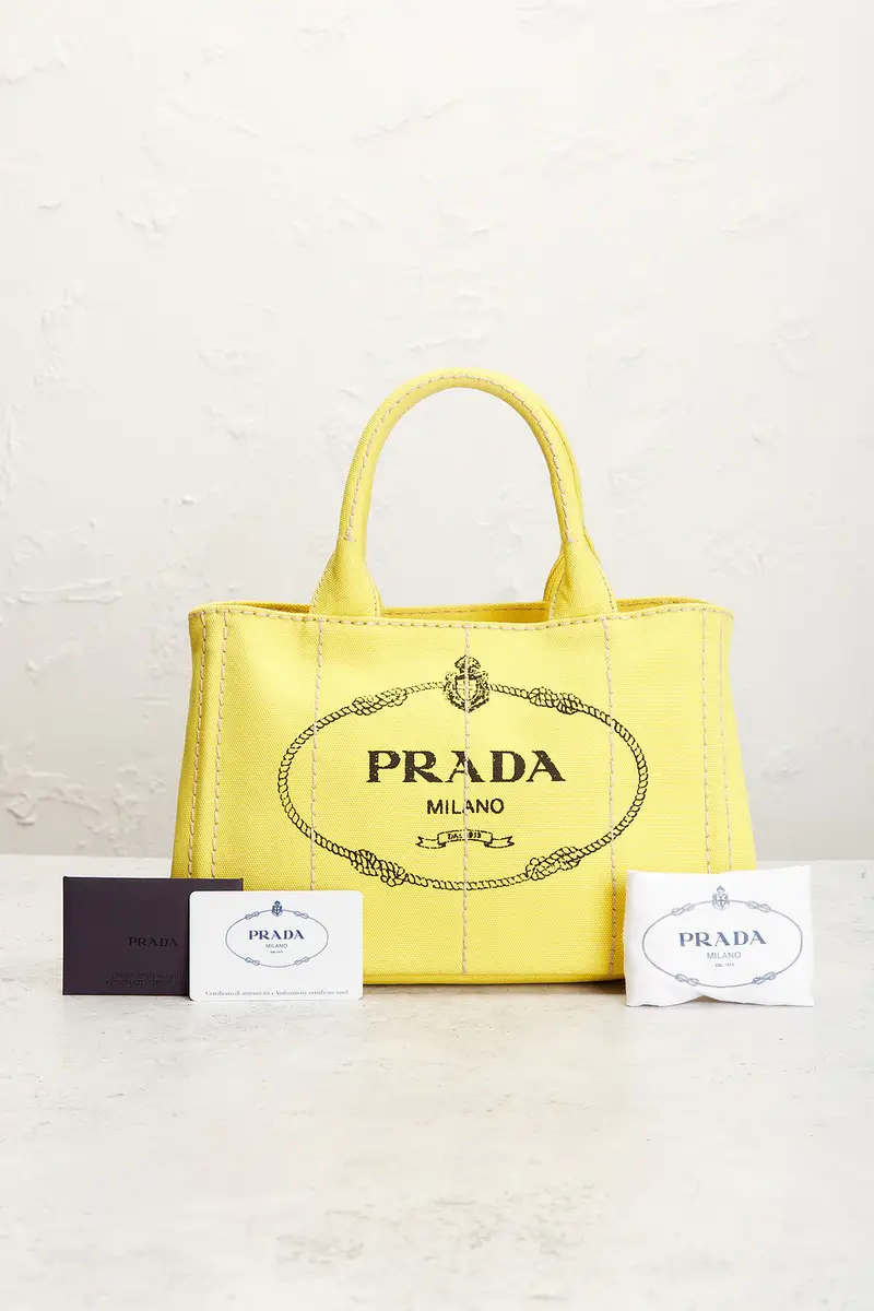 Prada Prada Canapa Tote Bag | Thumbnail 9
