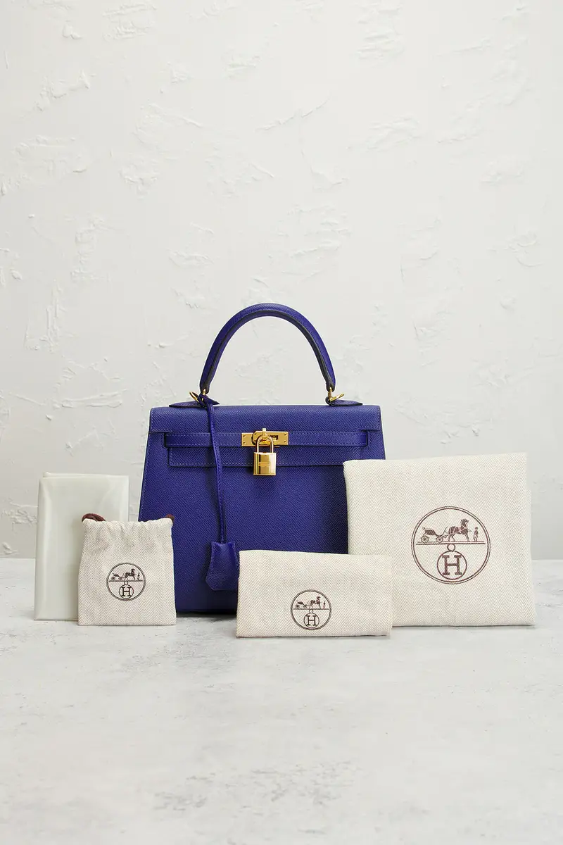 HERMÈS Hermes Epsom Kelly 25 Sellier Handbag | Thumbnail 8 HERMÈS Hermes Epsom Kelly 25 Sellier Handbag | Thumbnail 8