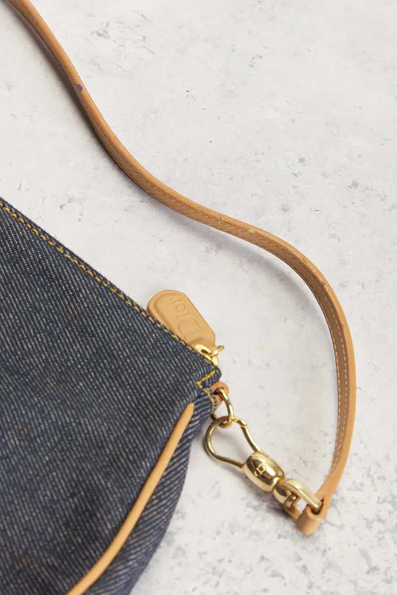 Dior Dior Denim Pochette Saddle Bag | Thumbnail 8 Dior Dior Denim Pochette Saddle Bag | Thumbnail 8