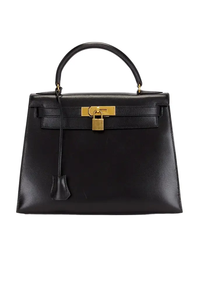 HERMÈS Hermes Box Kelly 28 Sellier Handbag