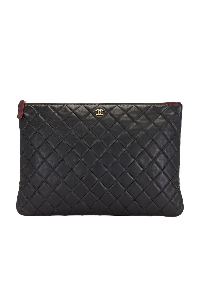 Chanel Lambskin O Case Clutch Chanel Lambskin O Case Clutch