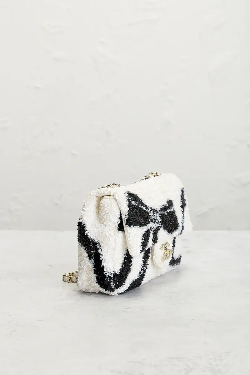 Chanel Chanel Sequin Ribbon Mini Rectangular Flap Bag | Thumbnail 4 Chanel Chanel Sequin Ribbon Mini Rectangular Flap Bag | Thumbnail 4