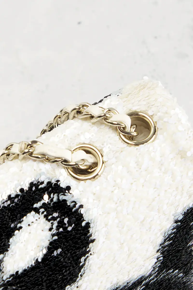 Chanel Chanel Sequin Ribbon Mini Rectangular Flap Bag | Thumbnail 7 Chanel Chanel Sequin Ribbon Mini Rectangular Flap Bag | Thumbnail 7