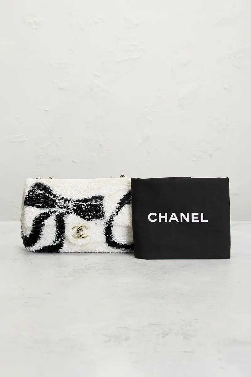Chanel Chanel Sequin Ribbon Mini Rectangular Flap Bag | Thumbnail 8 Chanel Chanel Sequin Ribbon Mini Rectangular Flap Bag | Thumbnail 8