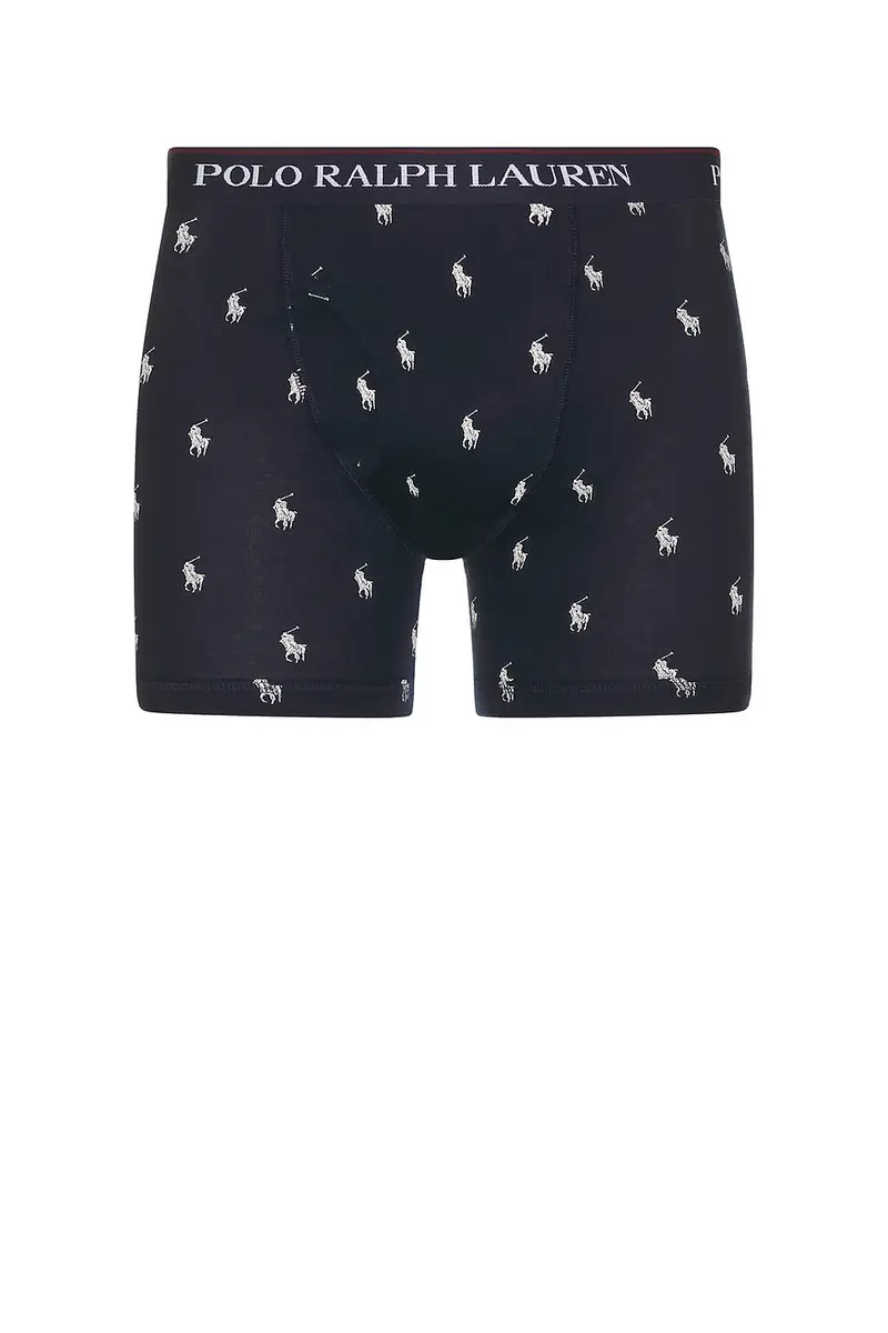 Polo Ralph Lauren Classic Fit Cotton Boxer Briefs 3 Pack | Thumbnail 2